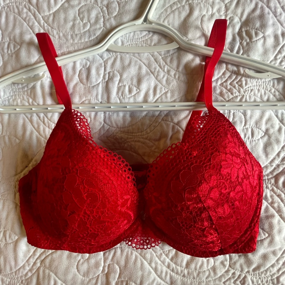 La SENZA Red Lace Underwire 34D OBSESSION